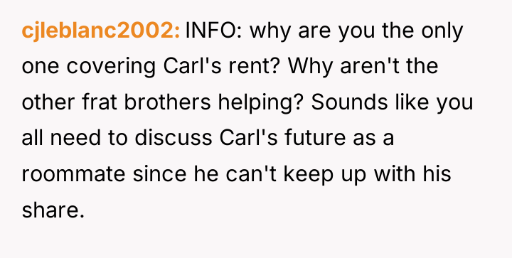 cjleblanc2002 INFO: why are you the only one covering Carl's...