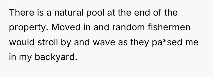 There is a natural pool at the end of the...
