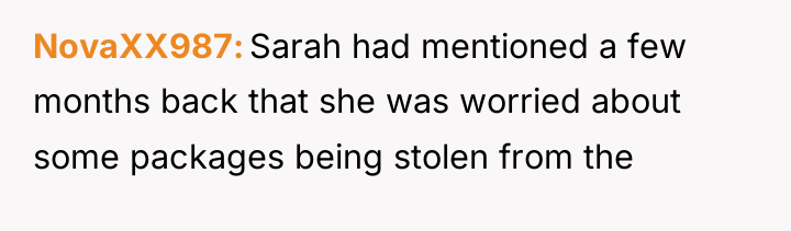 NovaXX987 Sarah had mentioned a few months back that she...
