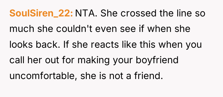 SoulSiren_22 NTA. She crossed the line so much she couldn't...