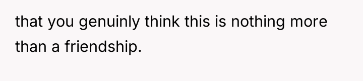 that you genuinly think this is nothing more than a...
