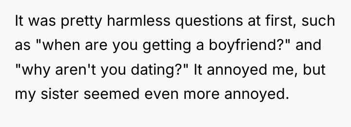 It was pretty harmless questions at first, such as "when...