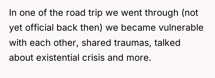 In one of the road trip we went through (not...