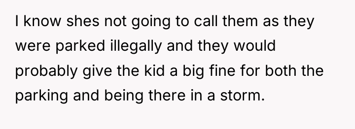 I know shes not going to call them as they...