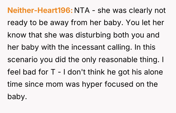 Neither-Heart196 NTA - she was clearly not ready to be...