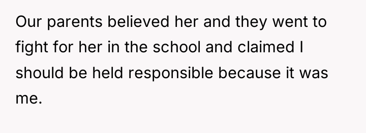 Our parents believed her and they went to fight for...