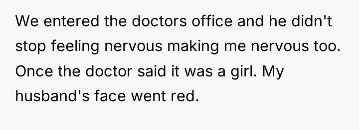We entered the doctors office and he didn't stop feeling...