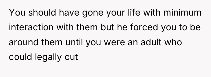You should have gone your life with minimum interaction with...
