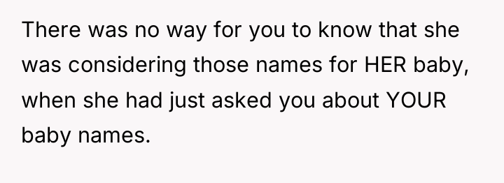There was no way for you to know that she...