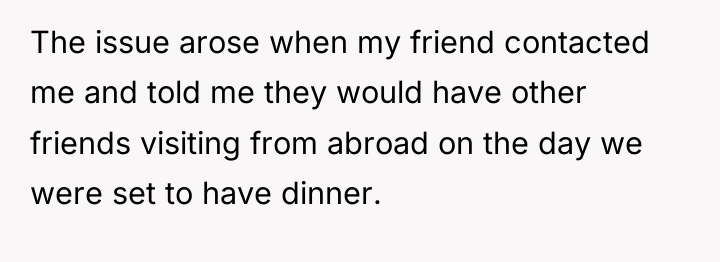 The issue arose when my friend contacted me and told...