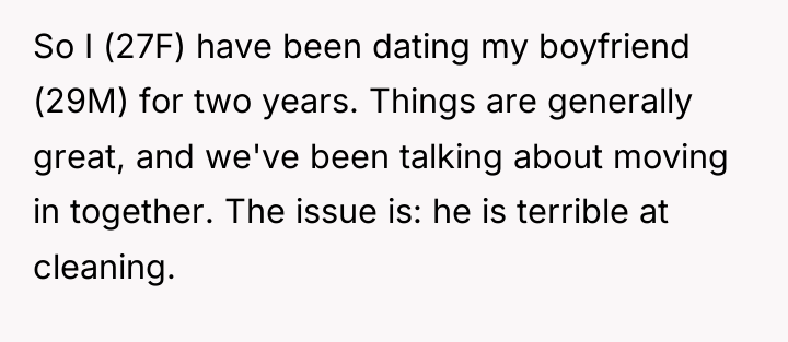 So I (27F) have been dating my boyfriend (29M) for...