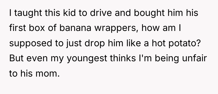 I taught this kid to drive and bought him his...
