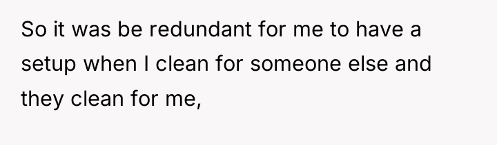 So it was be redundant for me to have a...