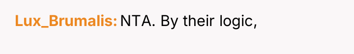Lux_Brumalis NTA. By their logic,