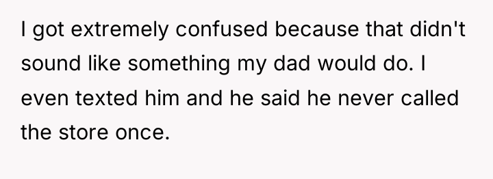 I got extremely confused because that didn't sound like something...
