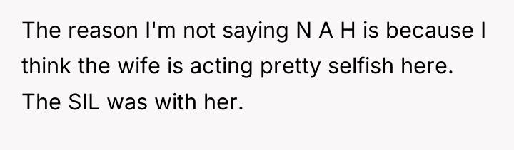 The reason I'm not saying N A H is because...