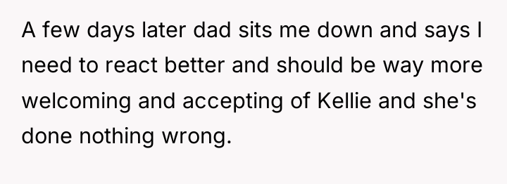 A few days later dad sits me down and says...