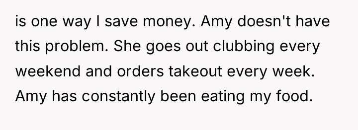 is one way I save money. Amy doesn't have this...