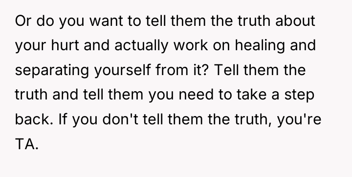 Or do you want to tell them the truth about...