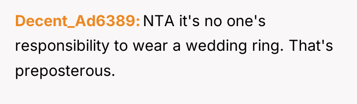 Decent_Ad6389 NTA it's no one's responsibility to wear a wedding...