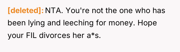 [deleted] NTA. You're not the one who has been lying...