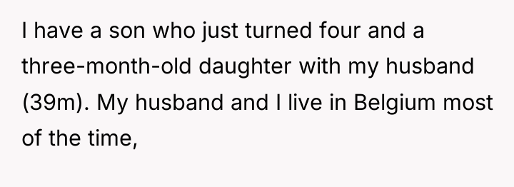 I have a son who just turned four and a...
