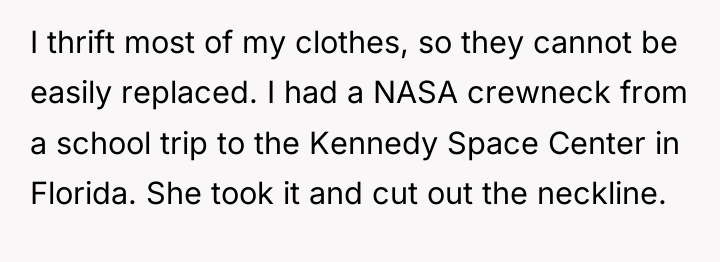 I thrift most of my clothes, so they cannot be...