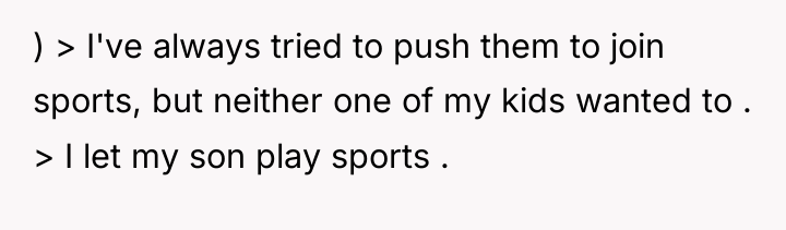 ) > I've always tried to push them to join...