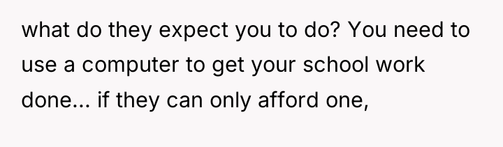 what do they expect you to do? You need to...