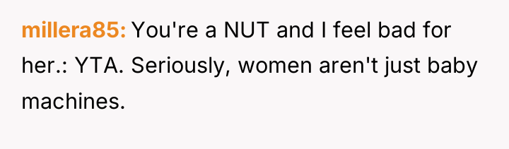 millera85 You're a NUT and I feel bad for her.:...
