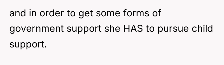 and in order to get some forms of government support...