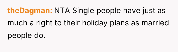 theDagman NTA Single people have just as much a right...