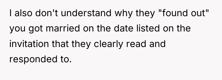 I also don't understand why they "found out" you got...
