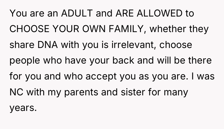 You are an ADULT and ARE ALLOWED to CHOOSE YOUR...