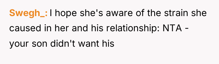 Swegh_ I hope she's aware of the strain she caused...