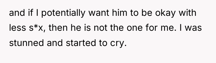 and if I potentially want him to be okay with...