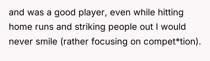 and was a good player, even while hitting home runs...