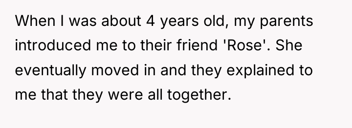 When I was about 4 years old, my parents introduced...