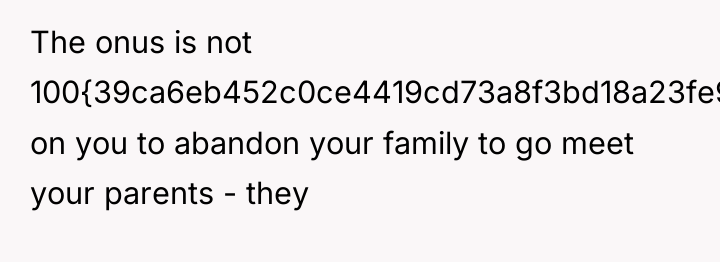 The onus is not 100{39ca6eb452c0ce4419cd73a8f3bd18a23fe95ab4febb092bc2ab1b542eeea82f} on you to abandon your...