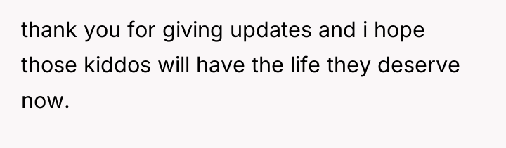 thank you for giving updates and i hope those kiddos...