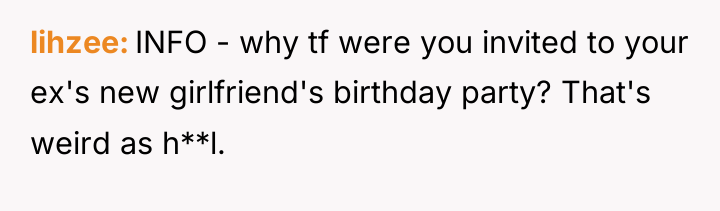 lihzee INFO - why tf were you invited to your...