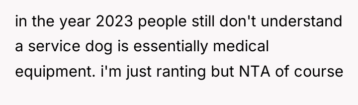 in the year 2023 people still don't understand a service...
