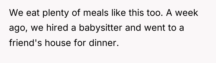 We eat plenty of meals like this too. A week...