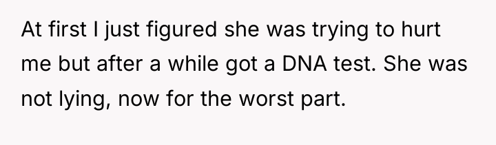 At first I just figured she was trying to hurt...