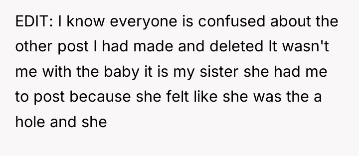 EDIT: I know everyone is confused about the other post...