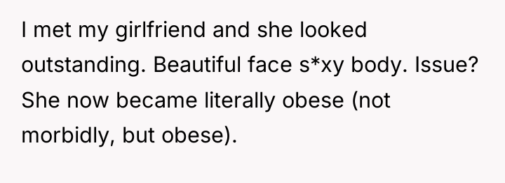 I met my girlfriend and she looked outstanding. Beautiful face...