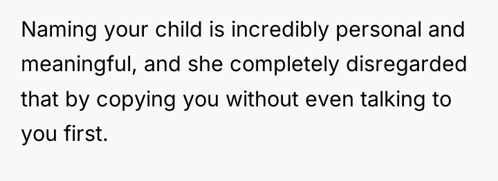 Naming your child is incredibly personal and meaningful, and she...