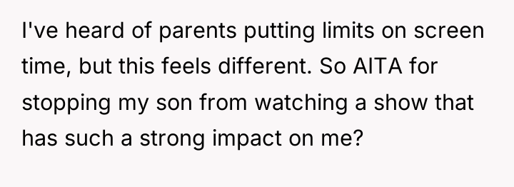 I've heard of parents putting limits on screen time, but...