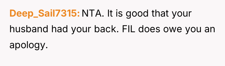 Deep_Sail7315 NTA. It is good that your husband had your...