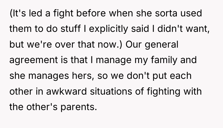 (It's led a fight before when she sorta used them...